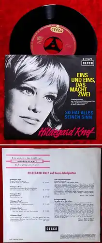 Single Hildegard Knef: Eins und Eins das macht Zwei (Decca 19 472) D