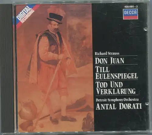 CD Antal Dorati: Strauss Don Juan / Till Eulenspiegel (Decca) 1982