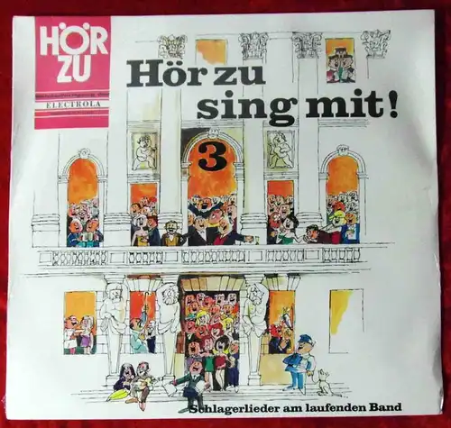LP Electrola Studio Orchester Erich Becht: Hör zu sing mit 3 (Sealed) OVP