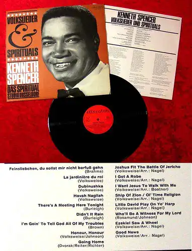 LP Kenneth Spencer: Volkslieder & Spirituals