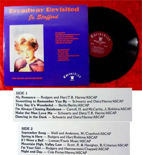 LP Jo Stafford: Broadway Revisited