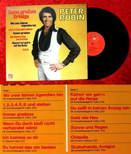 LP Peter Rubin: Seine großen Erfolge (BASF 17 22506-2) D 1975