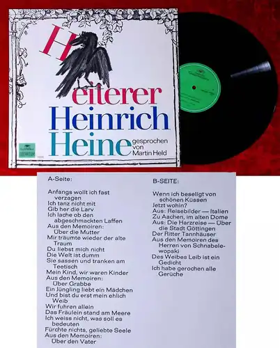 LP Martin Held: Heiterer Heinrich Heine (DGG 140 029) D