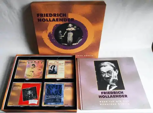 8 CD  Box Friedrich Hollaender: Wenn ich mir was wünschen dürfte (Bear Family)