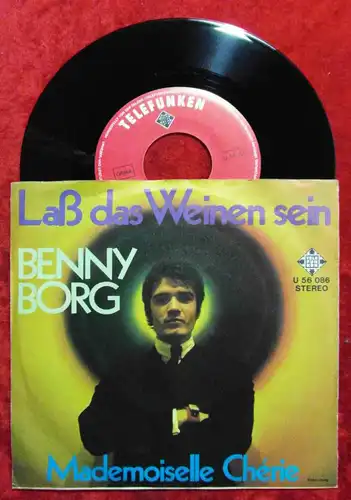 Single Benny Borg: Laß das Weinen sein (Telefunken U 56 086) D
