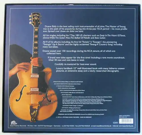 6 CD Box Duane Eddy: Deep In The Heart Of Twangsville (Bear Family) 1999