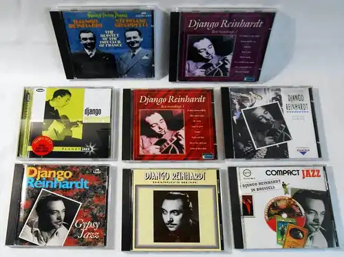 8 CD´s DJANGO REINHARDT  - Sammlung -