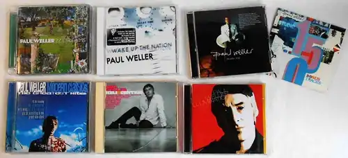 7 CD´s PAUL WELLER  - Sammlung -