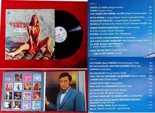 LP Klaus Wunderlich: Hammond Pops 10 (Telefunken SLE 14 736-P) D 1973