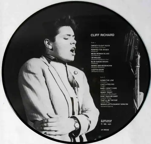 LP Picture Disc Cliff Richard (AR 30036) DK 1985