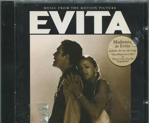 CD Evita - Soundtrack - feat Madonna (Warner Bros.) 1996