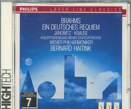 CD Bernard Haitink: Brahms Ein Deutsches Requiem (Philips) 1990