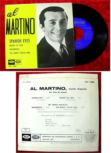 EP Al Martino: Spanish Eyes + 3 (Spanien 1966)