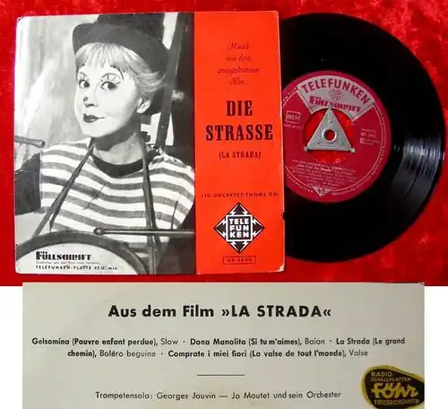 EP La Strada Die Strasse Jo Motet Georges Jouvin Soundt