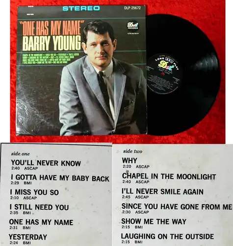 LP Barry Young: One Has My Name (DOT DLP 25672) US