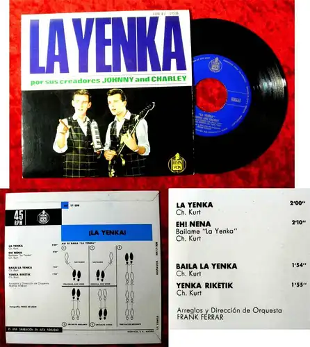 EP Johnny & Charley: La Yenka (Hispavox HH 17-308) Spanien