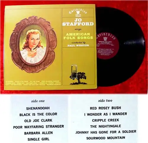 LP Jo Stafford Sings American Folk Songs
