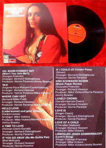 LP Daliah Lavi: Liebeslied einer Sommernacht