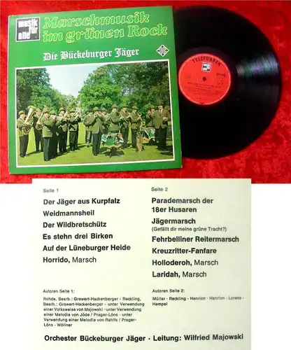 LP Bückeburger Jäger: Marschmusik im grünen Rock