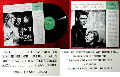 LP Hans Lietzau inszeniert: Seid nett zu Mr. Sloane (DGG 43 071) D 1964