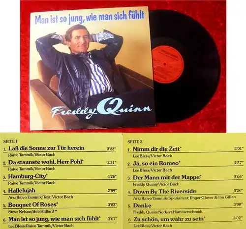 LP Freddy Quinn Man ist so jung wie man sich fühlt