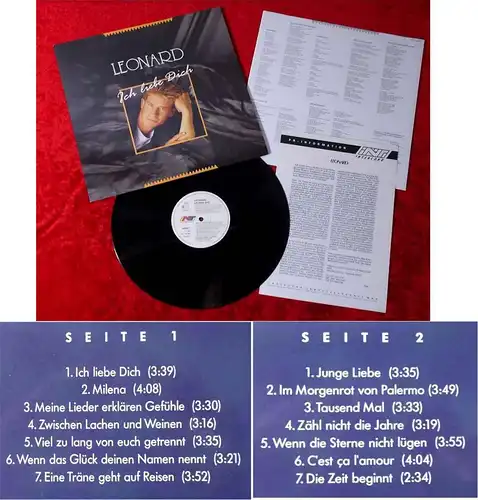 LP Leonard: Ich liebe Dich (Intercord 145 138) D 1990