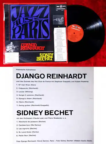 LP Django Reinhardt / Sidney Bechet: Jazz aus Paris (SR International 31 102) D