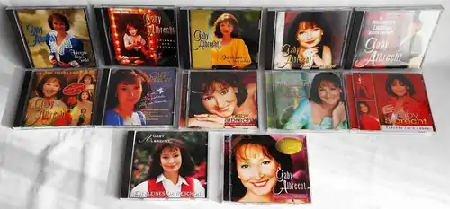 12 CD´s  von Gaby Albrecht  - Sammlung -