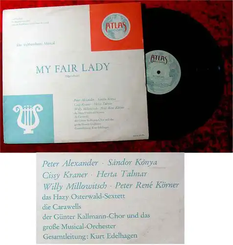 LP My Fair Lady mit Peter Alexander 1962