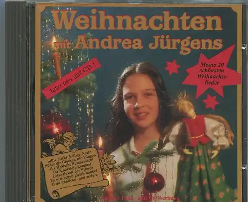 CD Andrea Jürgens: Weihnachten mit Andrea Jürgens (BMG) 1992