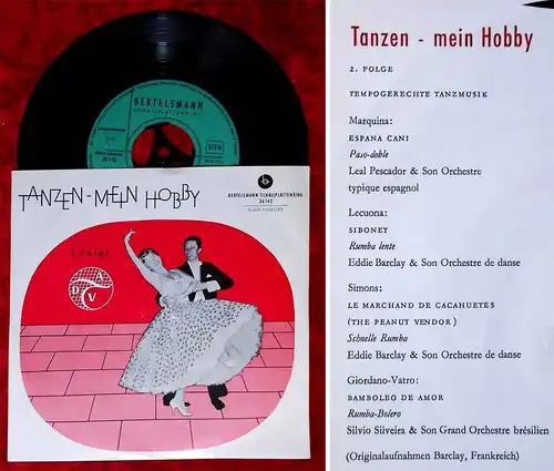EP Eddie Barclay & Silvio Silveira: Tanzen - mein Hobby 2 (Bertelsmann 36 142) D