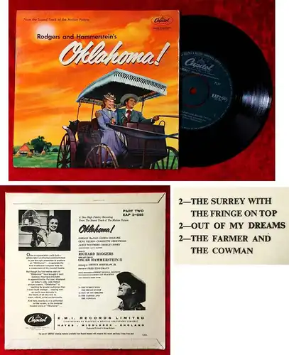 EP Oklahoma! Part 2 Gordon MacRae Gloria Grahame (Capitol EAP-2-595) UK