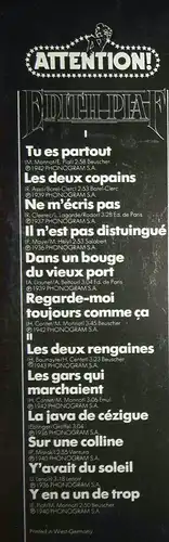 LP Edith Piaf: Attention! 1936 - 1943 (Fontana 6444 135) D