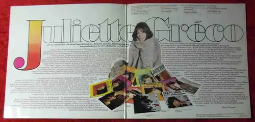 LP Juliette Greco und ihre großen Erfolge (Fontana 6444 022) D