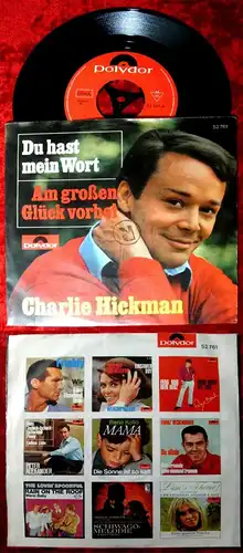 Single Charlie Hickman: Du hast mein Wort (Polydor 52 761) D 1966
