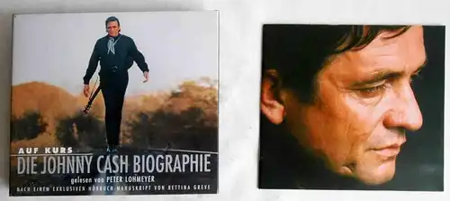 4CD Set Auf Kurs - Die Johnny Cash Biografie gelesen von Peter Lohmeyer 36 Songs