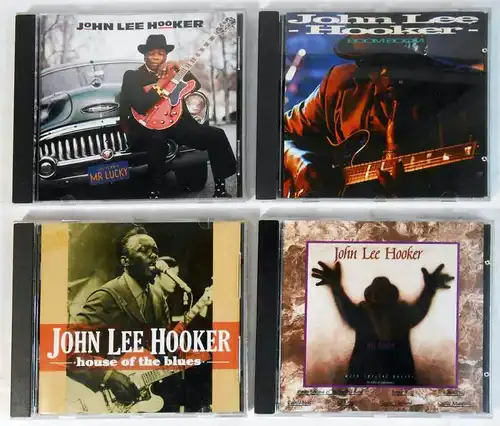 4 CD´s  von John Lee Hooker  - Sammlung -