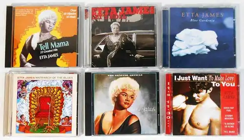 6 CD´s  von Etta James  - Sammlung -