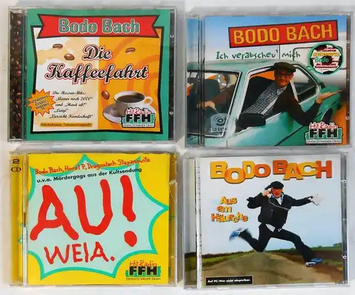 5 CD´s  von Bodo Bach  - Sammlung -