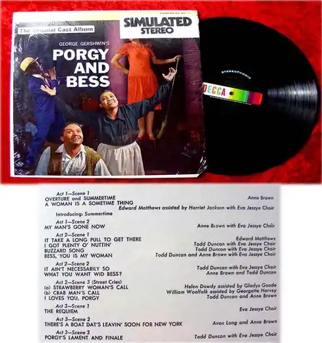 LP Porgy and Bess Original Cast Album
