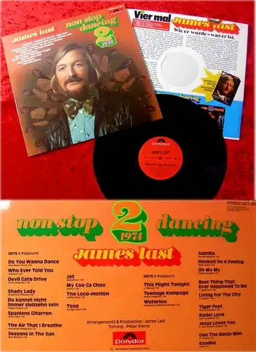 LP James Last Non Stop Dancing 2/1974 mit Original Inne