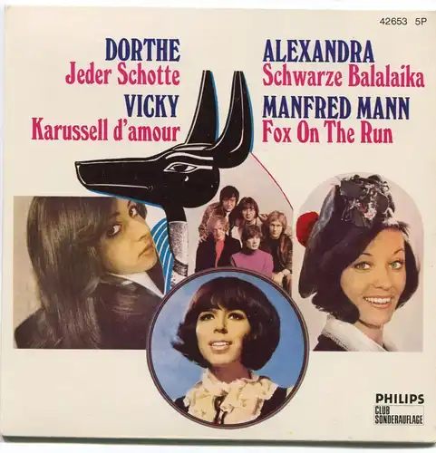 EP Dorthe - Vicky Leandros - Alexandra - Manfred Mann (Philips 42653 5P) D