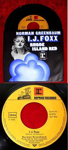 Single Norman Greenbaum: I.J. Foxx / Rhode Island Red (Reprise 14073) D