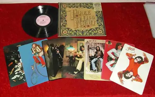 LP Three Dog Night: Seven Separate Fools ( + 7 Spielkarten)  D 1972