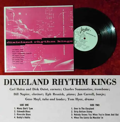 25cm LP Dixieland Rhythm Kings (Jazztone J-1025) US