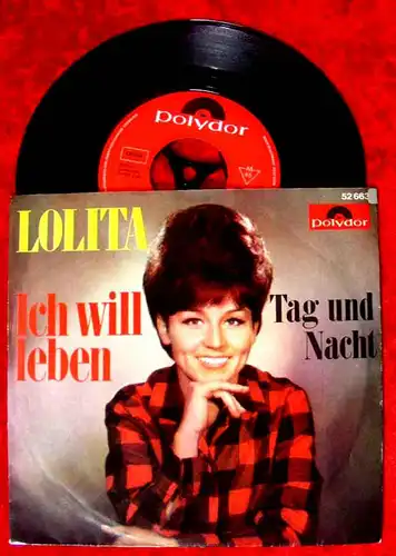 Single Lolita Ich will leben (Polydor 52 663) D 1966 w/ Hans Last