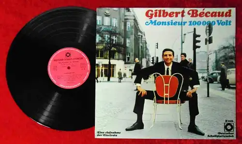 LP Gilbert Becaud: Monsieur 100 000 Volt (Deutscher Schallplattenclub H 046) D