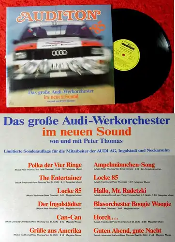 LP Auditon - das große Audi-Werkorchester von und mit Peter Thomas D 1985