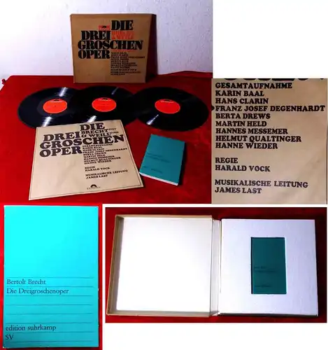 3LP Box Dreigroschenoper - Gesamtaufnahme - James Last (Polydor) 1968