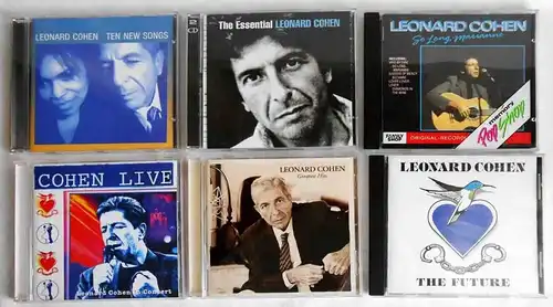 7 CD´s Leonard Cohen   - Sammlung -